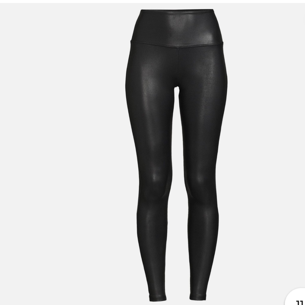 Leggings Faux Leather High Waist SZ- 8-10 Medium NWT